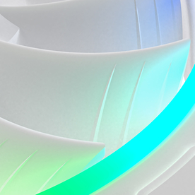 Wing Boost 3 ARGB White 120mm 14